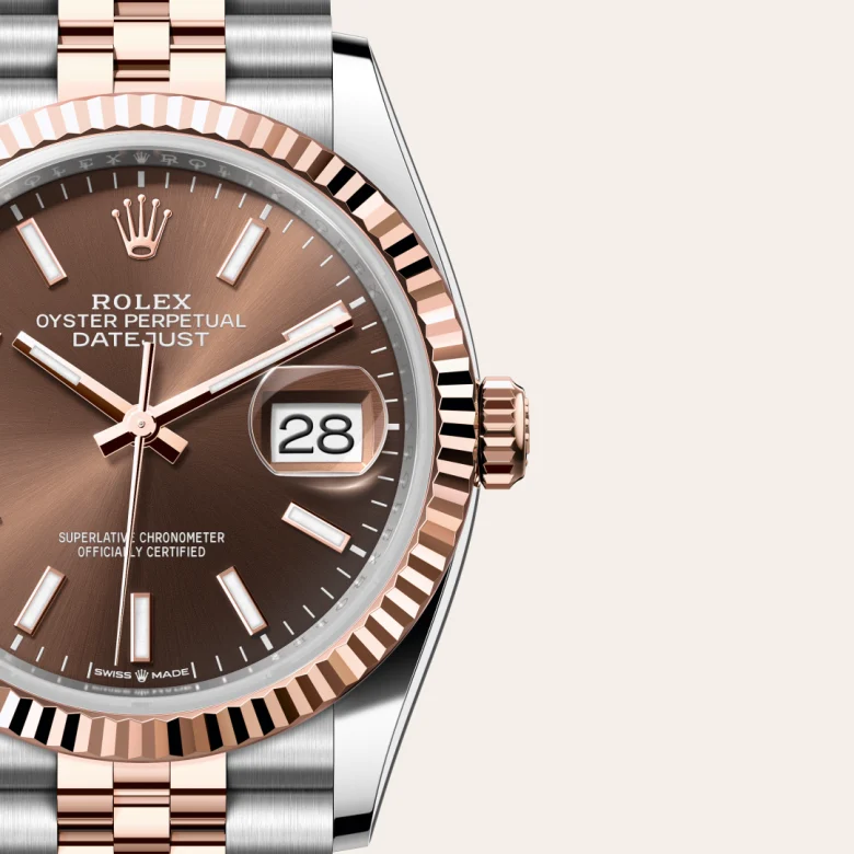 Rolex Datejust 36 Everose Gold Rolesor Oystersteel, M126231-0043